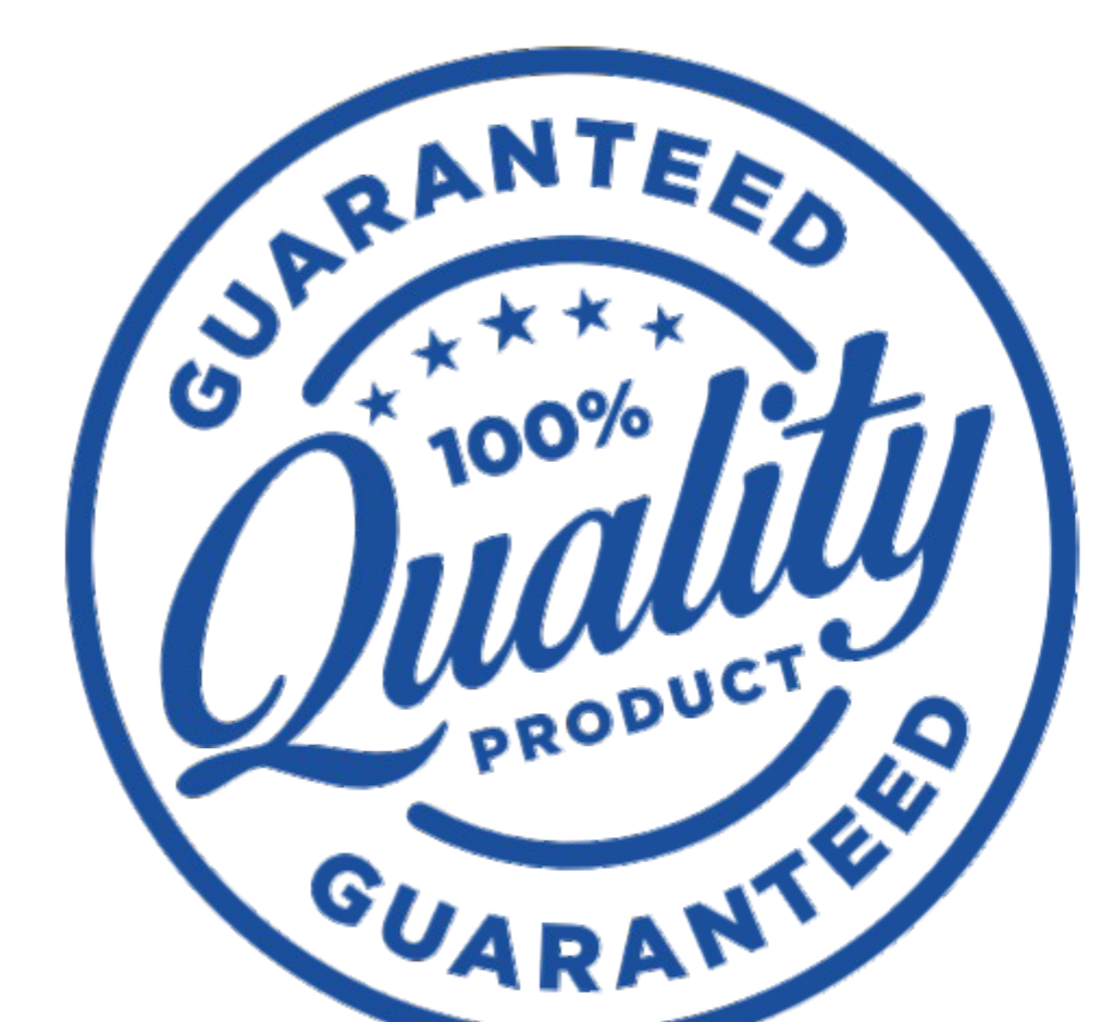 100% quality guaranteed